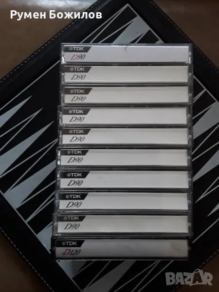 10 много запазени и добри касети TDK D със записи, снимка 1