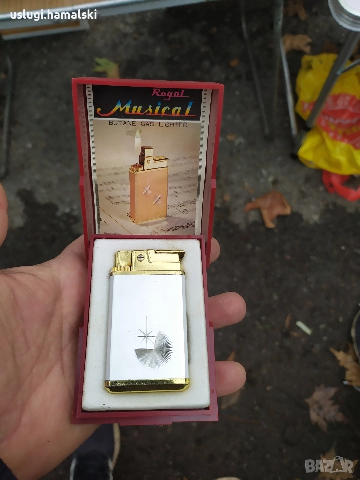 Винтидж японска музикална запалка, снимка 1