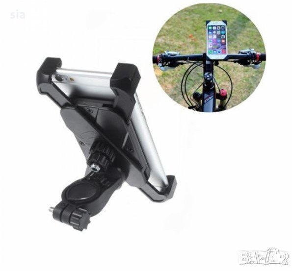 Стойка за телефон, за велосипеди, мотопеди, мотори, АТВ, снимка 1