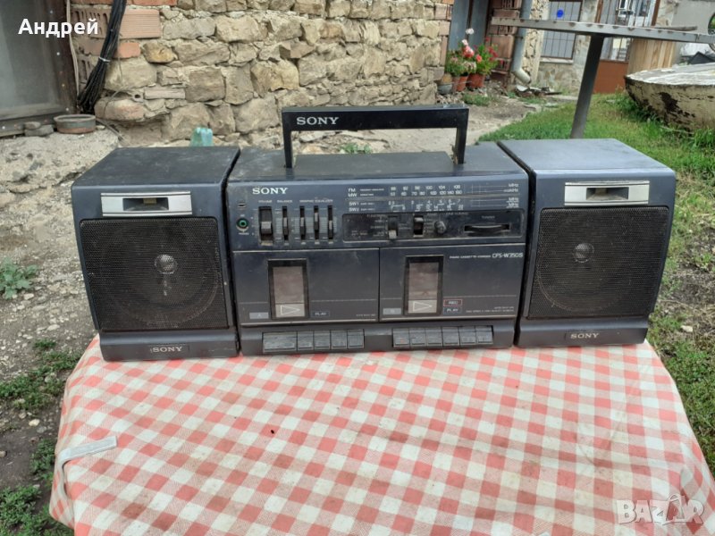 Старо радио,Радиокасетофон SONY #2, снимка 1
