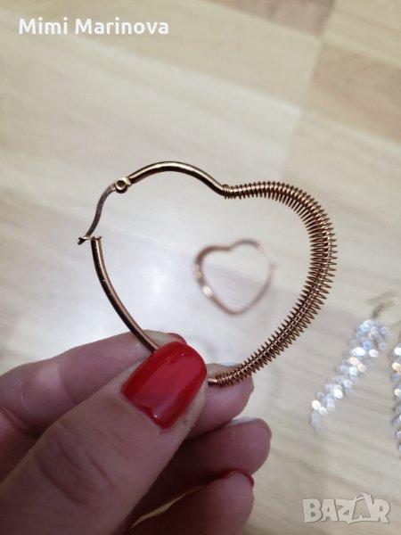 Обеци Сърца, снимка 1