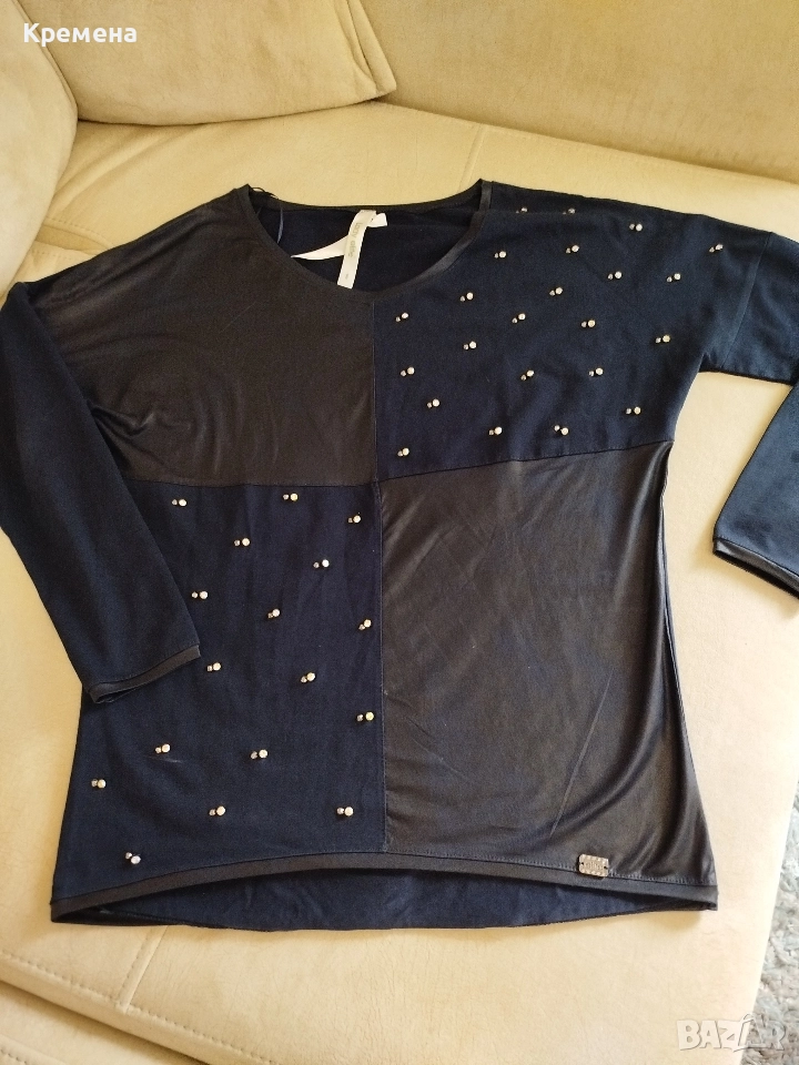блуза трико с зашити камъни д.р., снимка 1