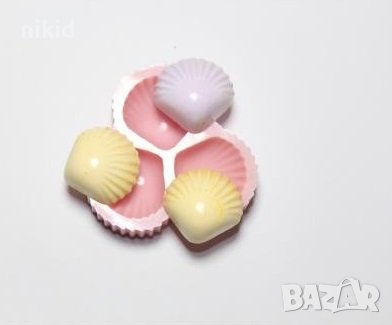 3 миди мидички мида мидичка силиконов молд форма фондан гипс шоколад, снимка 1