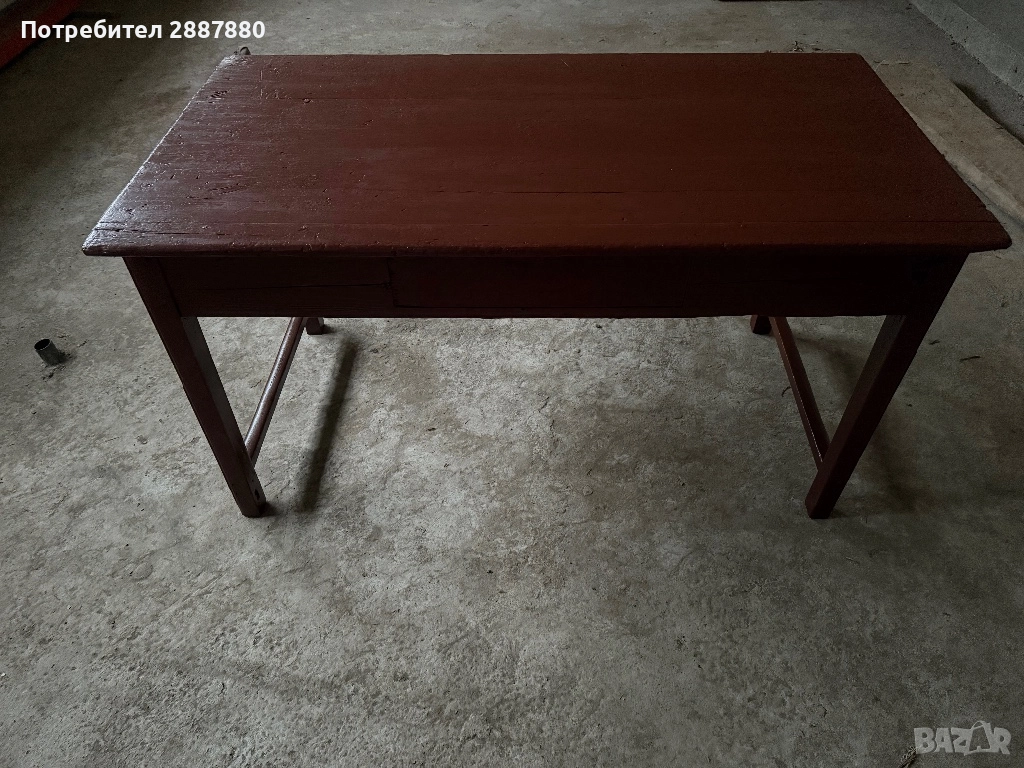 Дървена маса трапезна , снимка 1