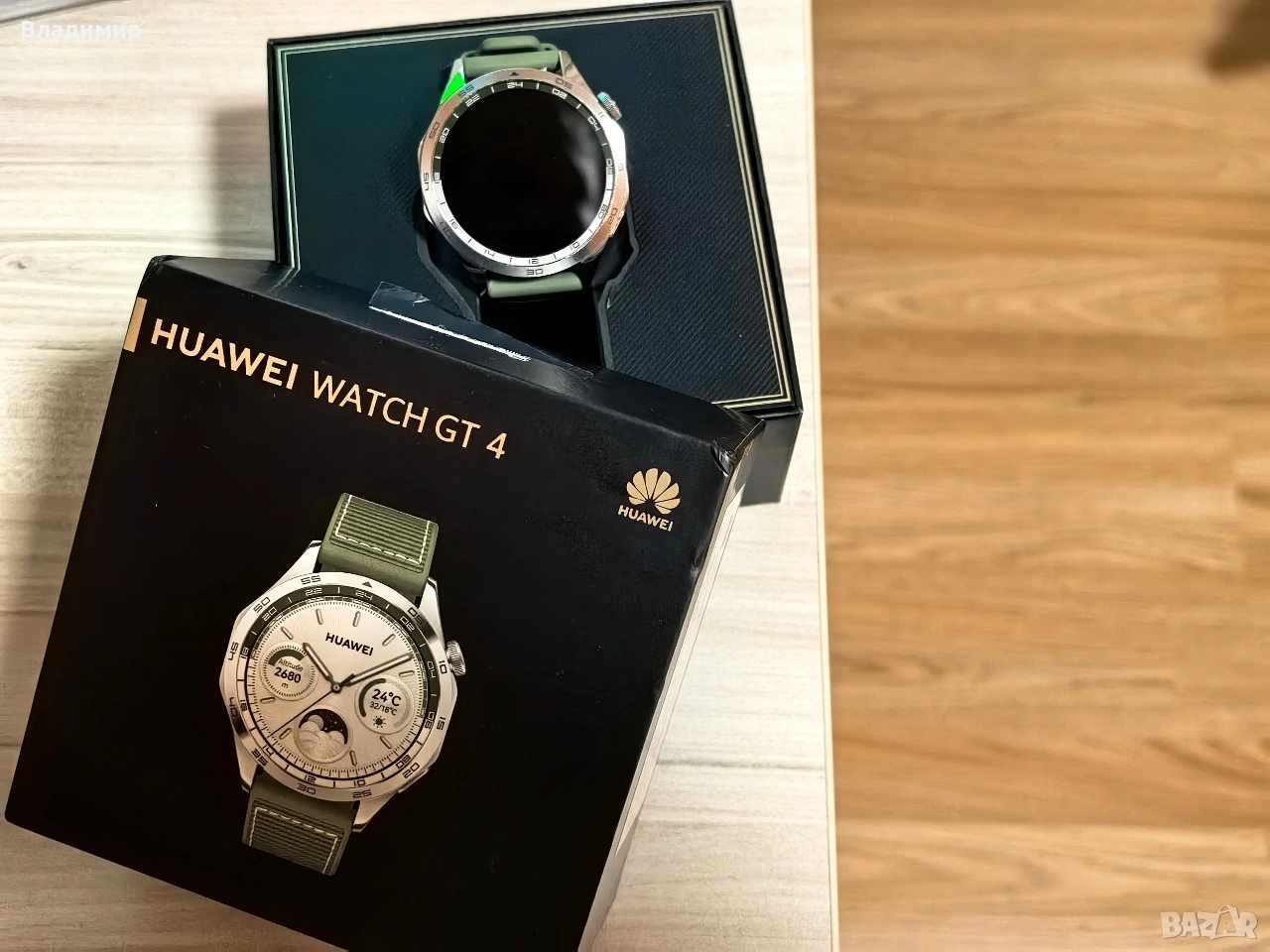 Продавам Huawei GT4 46MM Green Woven Strap, снимка 1