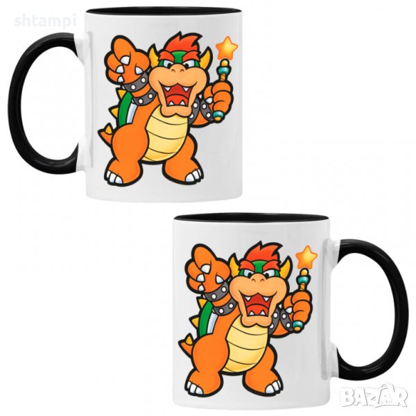Чаша _Super Mario Bowser,Керамична Чаша, Кафе Чай, Игра,Изненада,Подарък,Повод,Празник,Рожден Ден, снимка 1