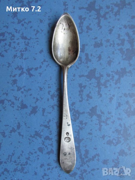 Старинна сребърна лъжичка , снимка 1