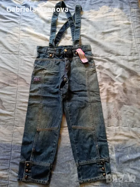 Ново дънково кащеризонче с подарък, снимка 1