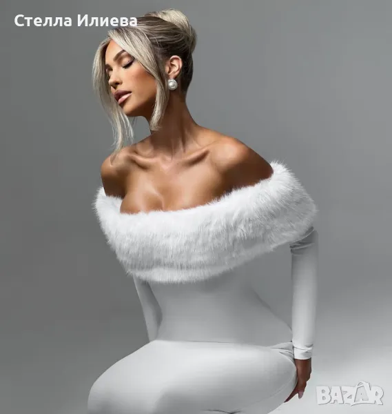 Рокля с мека яка, снимка 1