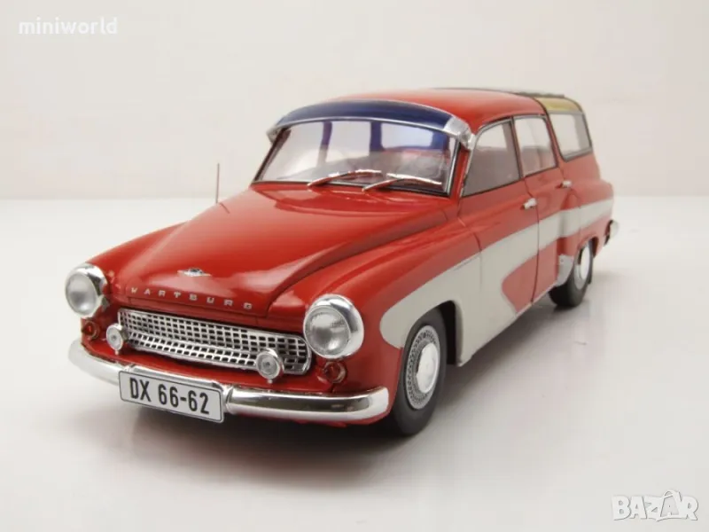 Wartburg 312 Camping 1965 - мащаб 1:18 на Solido моделът е нов в кутия, снимка 1
