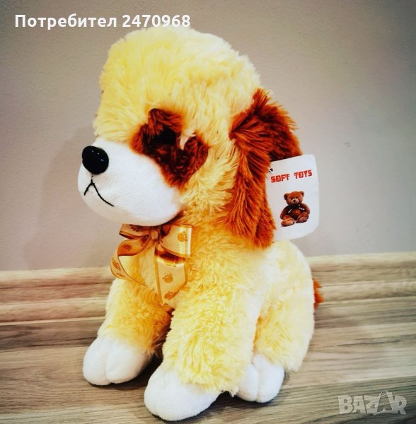 Меко плюшено куче 33см., снимка 1