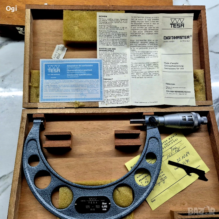 микрометър 125-150mm TESA, снимка 1