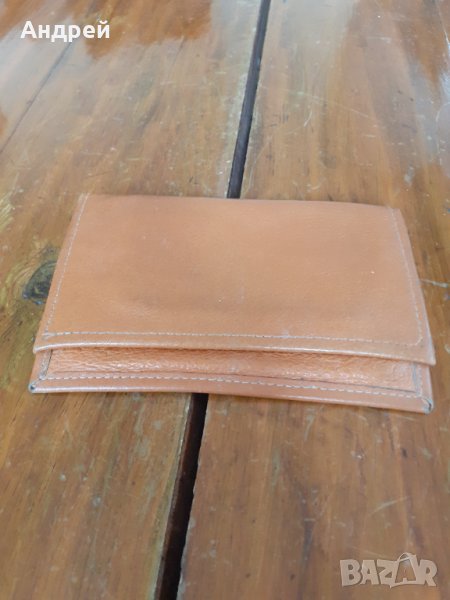 Стар кожен портфейл,портмоне #5, снимка 1