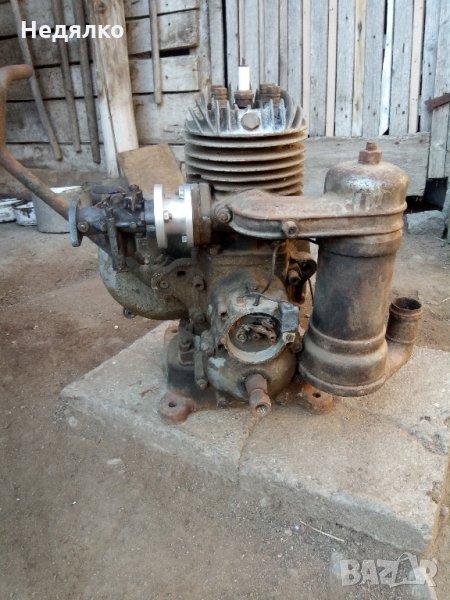 Стационарен двигател Фихтел и Закс,1925г, снимка 1