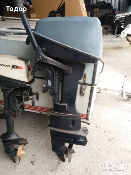 Продавам извънбордов двигател Evinrude 8HP, двутактов, дълъг ботуш, нов внос от Италия, снимка 1