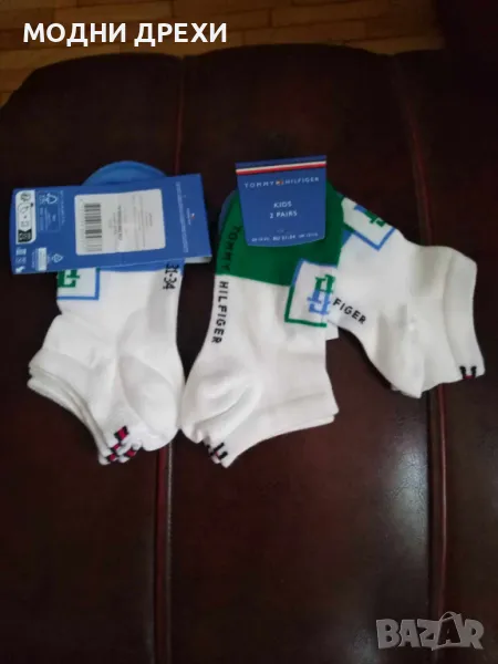  ОРИГИНАЛНИ чорапи за маратонки TOMMY HILFIGER, №31-34., снимка 1