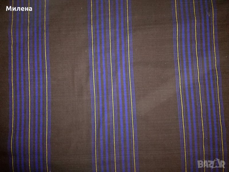 ПЛАТНО В СИНЬО И ЧЕРНО 79 СМ. / 4.00 М., снимка 1