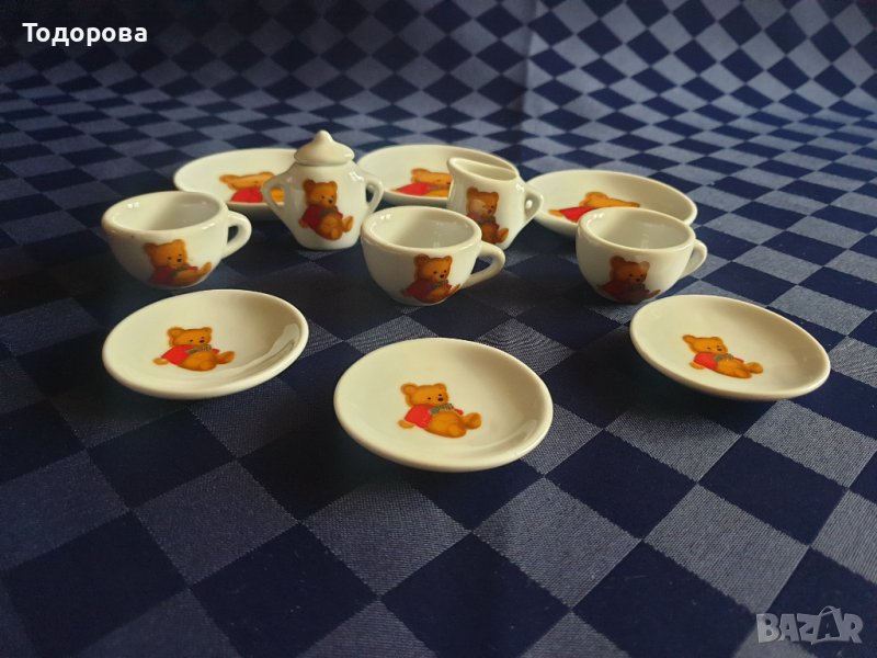 Порцеланов миниатюрен детки сет, снимка 1