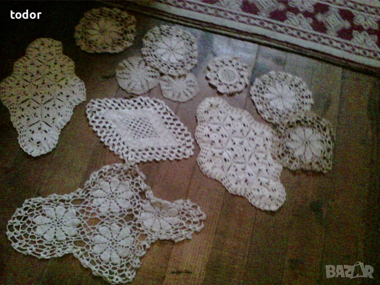 продавам 10бр.декорации ръчно плетени, снимка 1