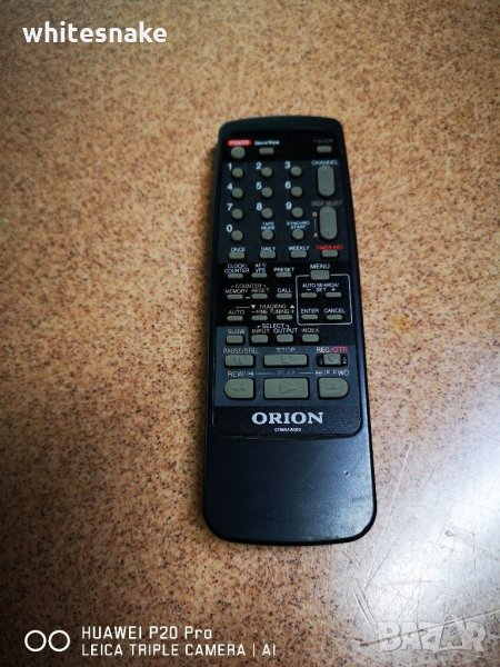 Orion RC-07660AW020 Original Remote for VHS Recorder, Dual Deck, дистанционно за двукасетно видео , снимка 1