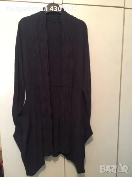 Дамска синя жилетка Per una, снимка 1