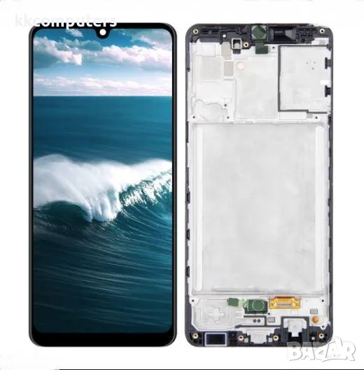 Съвместим OLED Дисплей за Samsung SM-A315F A31 / GH82-22905A / GH82-22761A / Тъч скрийн + Рамка / Че, снимка 1