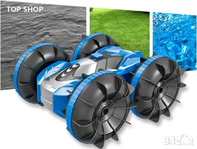 Автомобил-амфибия акумулатор на батерия и дистанционно, снимка 2 - Коли, камиони, мотори, писти - 48804957