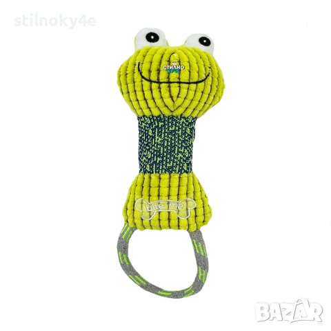 Плюшена играчка за куче с въже 37см. Кучешки играчки Плюшена кучешка играчка Играчки за кучета, снимка 1