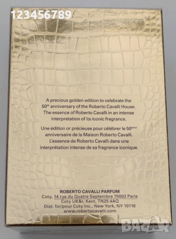 Roberto Cavalli Uomo Golden Anniversary EDP, нов, снимка 4 - Мъжки парфюми - 53123101