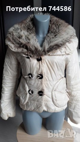 Дамско яке с голяма яка