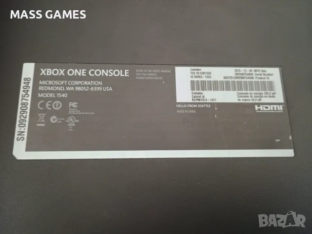 XBOX ONE 1540 КОМПЛЕКТ , снимка 2 - Xbox конзоли - 55968370
