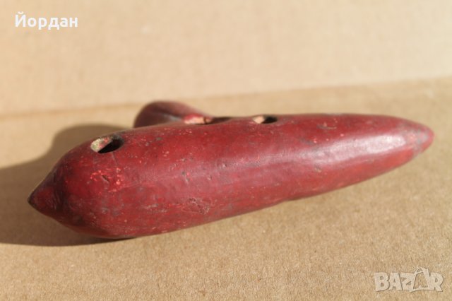 Детска керамична свирка с печат на майстора, снимка 5 - Антикварни и старинни предмети - 31754884