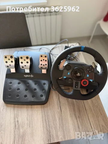 волан Logitech g29 + 2 игри!, снимка 2 - Аксесоари - 56315179