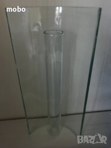 Стъклена ваза , марка PHILIPPI / Германия. , снимка 3 - Други - 50445169