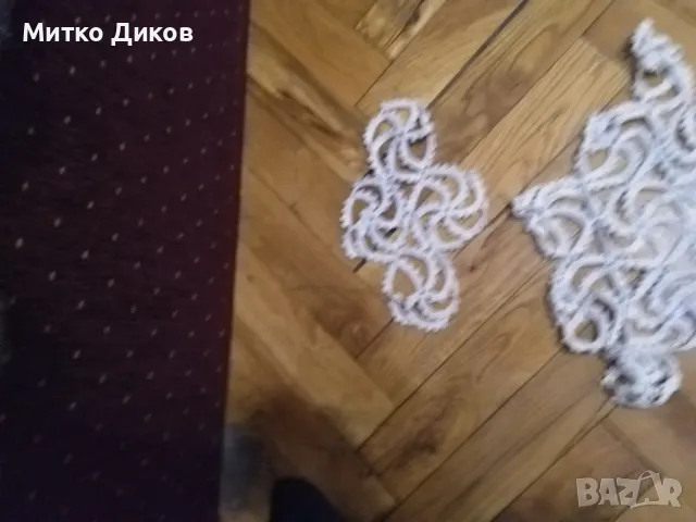 Покривки плетени на една кука 4 броя №2, снимка 2 - Покривки за маси - 49680559