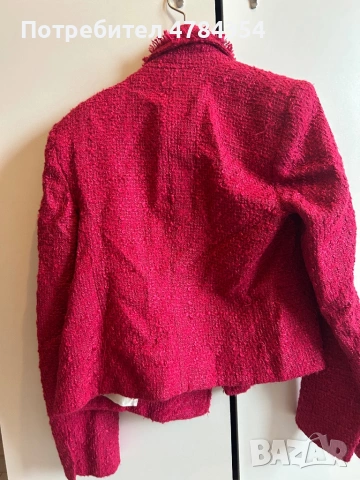 Розово сако XS ZARA, снимка 3 - Сака - 54057076