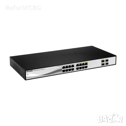 D-Link DGS-1210-16 управляем гигабитов суич, 16 порта (4 Combo SFP), rack 1U