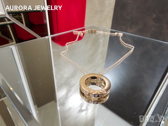 CARTIER Love Rose Gold Large Pendant Дамскo Колие, снимка 6 - Колиета, медальони, синджири - 53238709