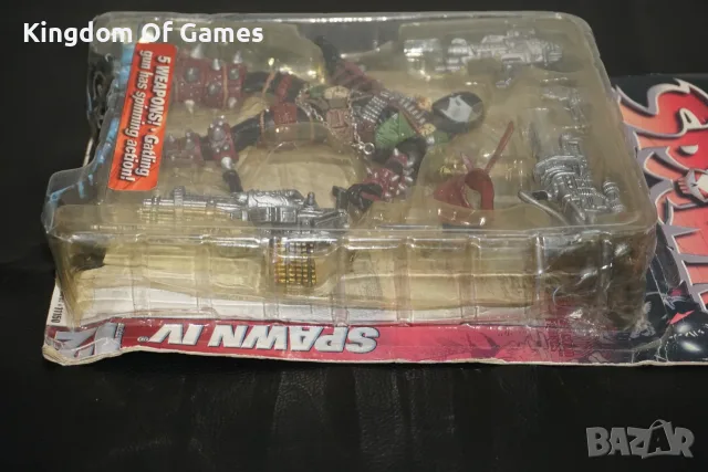 Рядка Фигура 1998 McFarlane Spawn IV Unmasked Series 12 Action Figure With 5 Weapons NEW SEALED, снимка 14 - Колекции - 56241982