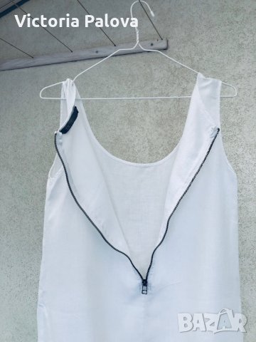 Рокля-балон,дишащ лен,S, снимка 5 - Рокли - 29395521