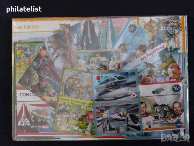 Пакет от 153 блока - Африкански държави, различни, тематични – 2023 година, снимка 3 - Филателия - 51990989