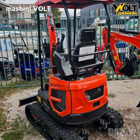 Мини багер NT-E20, 2 тона, с чупеща стрела и навес, снимка 4 - Индустриална техника - 52130227