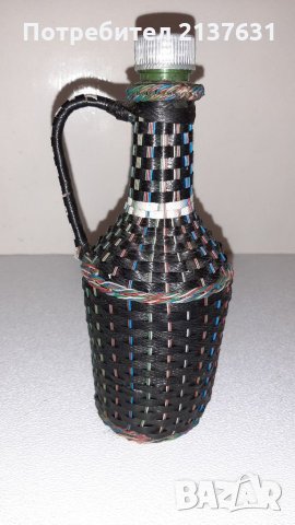 Ръчно Плетена Дамаджанка - 0 .500 мл, снимка 2 - Други - 33825399