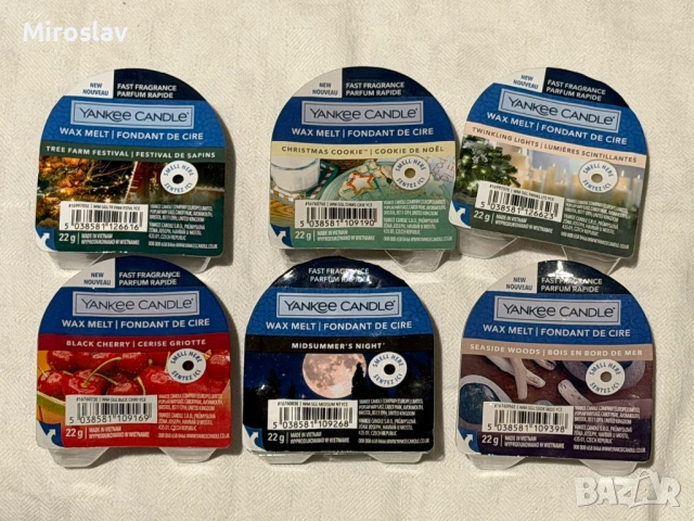 6бр. восък / восъци за арома лампа Yankee Candle, снимка 2 - Декорация за дома - 54278039