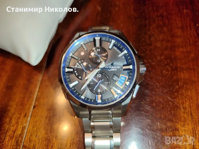 Мъжки използван часовник Casio Oceanus OCW-G2000-1AJF GPS,Bluetooth,Sapphire Cristal., снимка 3 - Мъжки - 55879528