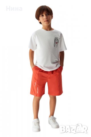 Уникален комплект NK в бяло и червено 