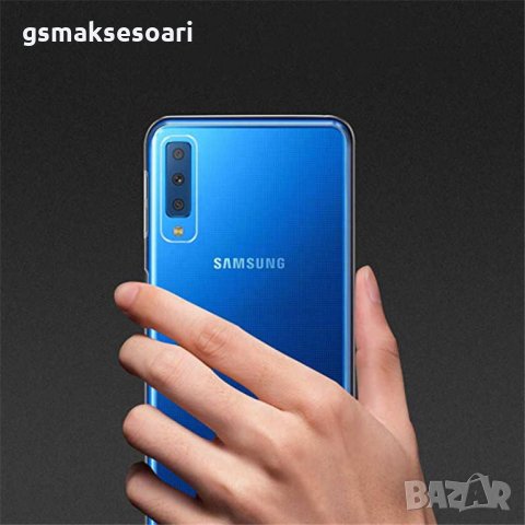 Samsung Galaxy A7 2018 - Силиконов Прозрачен Кейс / Гръб 0.5MM, снимка 3 - Калъфи, кейсове - 35062371