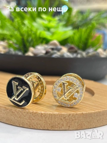 Louis Vuitton Обеци От Медицинска Стомана Луис Витон - Различни Цветове Код SK1210, снимка 6 - Обеци - 54094891