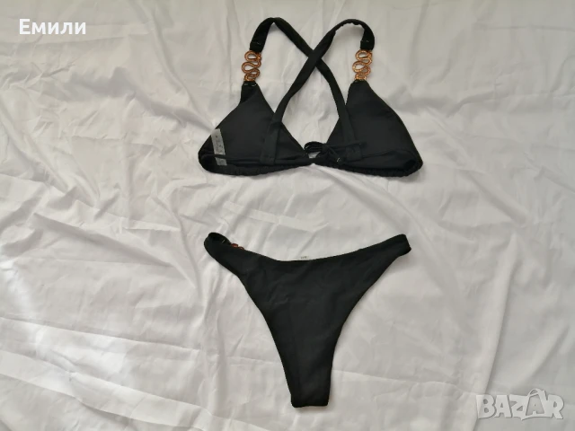 S, M нов комплект дамски бански от две части със змии, снимка 14 - Бански костюми - 50929648