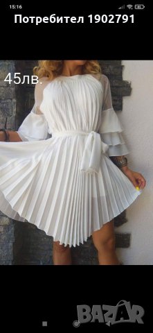 Дамска ефирна туника, снимка 3 - Рокли - 31597540